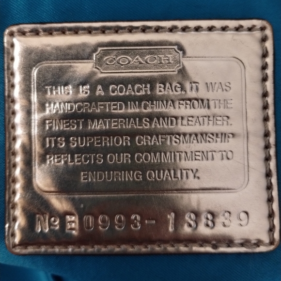 COACH Graffiti Tote Bag Poppy Signature Glam Handbag Style 13839 Multi Color Y2K - Picture 6 of 9